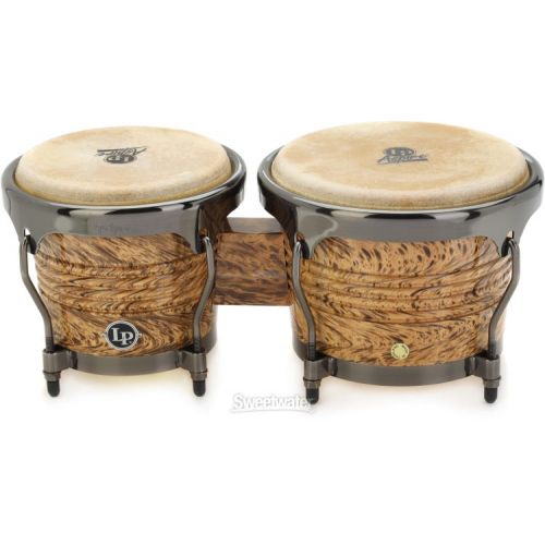  Latin Percussion Aspire Bongos - Havana Cafe with Brushed Nickel Hardware