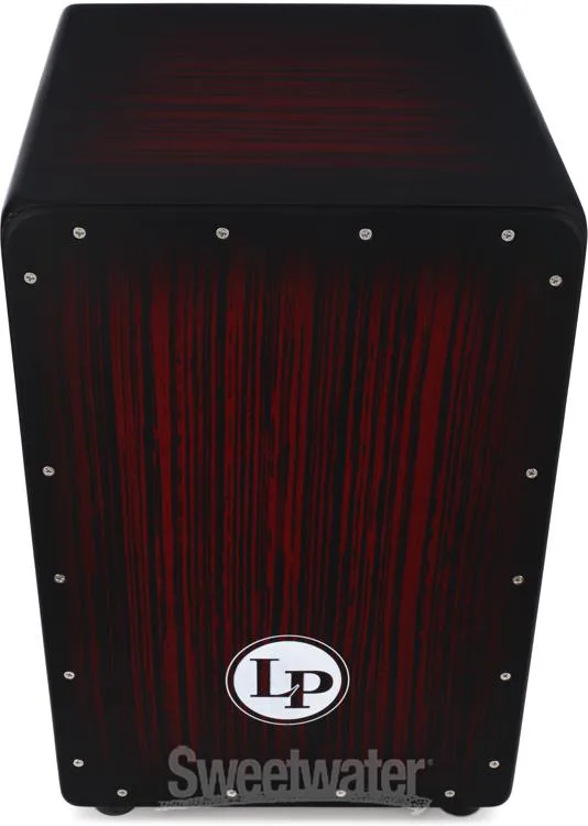  Latin Percussion LP Aspire Accents Cajon - Darkwood Streak Finish