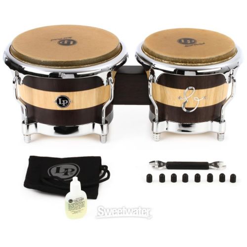  Latin Percussion E-Class Bongo Set - with Chrome Hardware