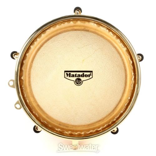  Latin Percussion Matador Wood Quinto with Gold Hardware - 11 inch Natural