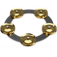 Latin Percussion 6-inch Tambo-Ring - Stainless Steel with Brass Jingles