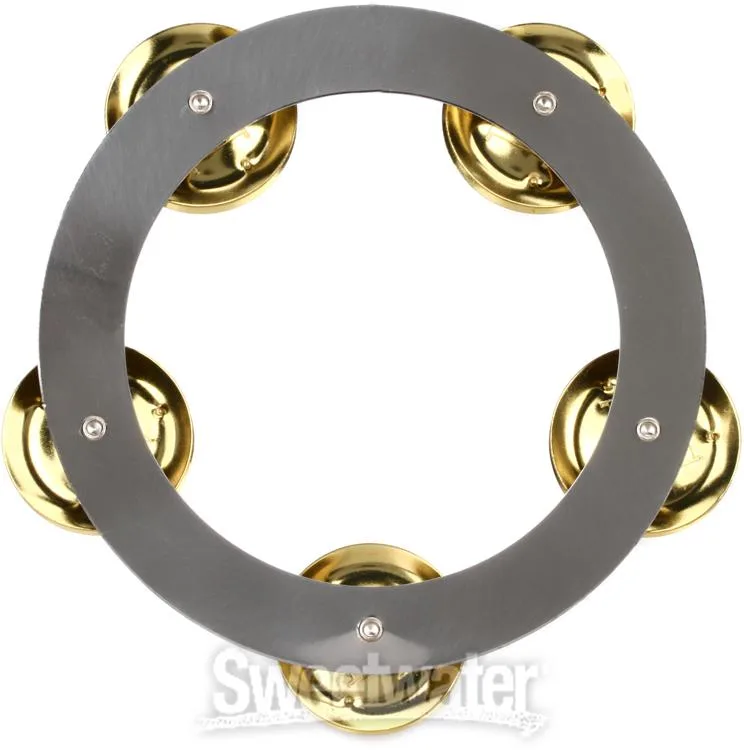  Latin Percussion 6-inch Tambo-Ring - Stainless Steel with Brass Jingles