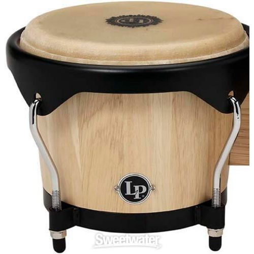  Latin Percussion City Wood Bongos - Natural