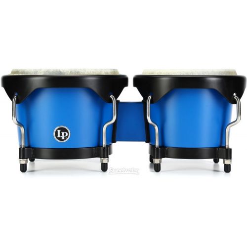  Latin Percussion Discovery Bongo Set - Race Car Blue