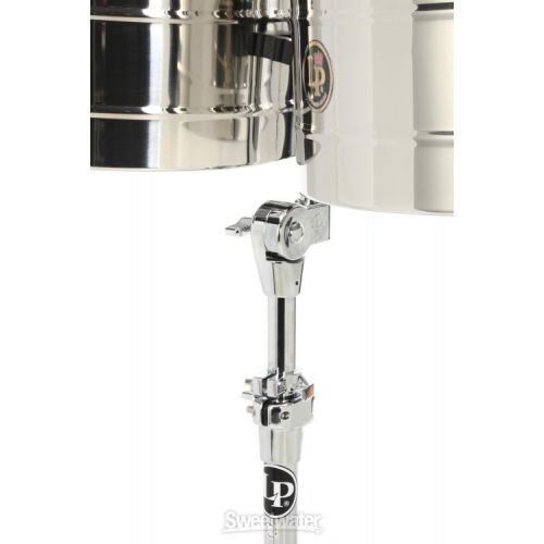  Latin Percussion Tito Puente 15-inch and 16-inch Thunder Timbs - Stainless Steel