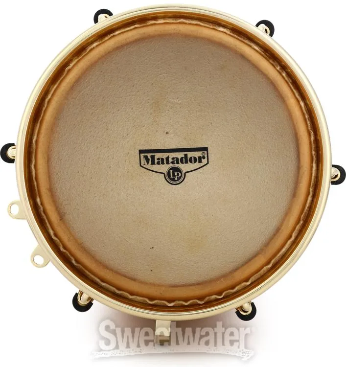  Latin Percussion Matador Wood Conga with Gold Hardware - 11.75 inch Natural