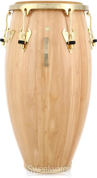  Latin Percussion Matador Wood Conga with Gold Hardware - 11.75 inch Natural