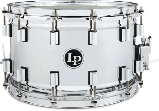  Latin Percussion Banda Stainless Steel Snare Drum - 8.5 x 14-inch