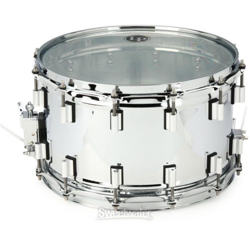  Latin Percussion Banda Stainless Steel Snare Drum - 8.5 x 14-inch