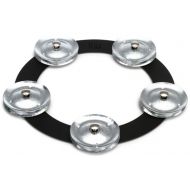 Latin Percussion 6-inch Tambo-Ring - Black Sand with Steel Jingles