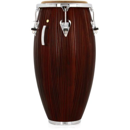  Latin Percussion Matador Wood Quinto - 11 inch Red Carved Mango - Sweetwater Exclusive