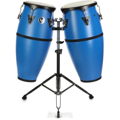  Latin Percussion Discovery Conga Set - Race Car Blue