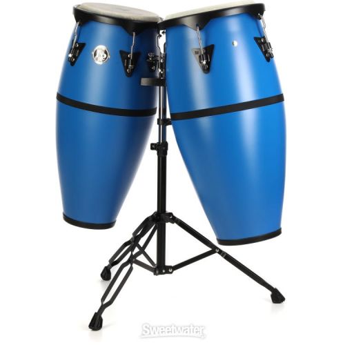  Latin Percussion Discovery Conga Set - Race Car Blue