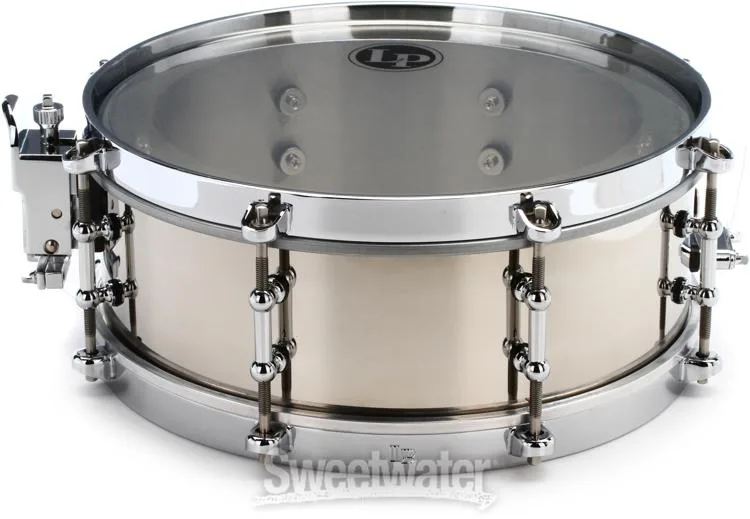  Latin Percussion Stainless Steel Salsa Snare - 4.5 x 12-inch