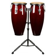 Latin Percussion Aspire Wood Conga Set - 10/11 inch Dark Wood