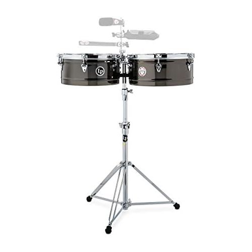  [아마존베스트]Latin Percussion Karl Perazzo LP1415-KP Timbales Black Nickel, 14 and 15