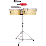 Latin Percussion LP Prestige Series Brass Timbales (13 inch14 inch)