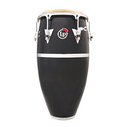  Latin Percussion LP Patato Model 11-34 Fiberglass Conga BlackChrome