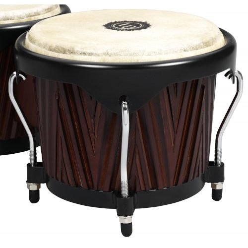  Latin Percussion LP601NY-CMW City Series Carved MangoMahogany Bongos