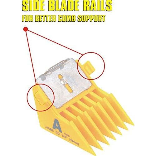  Laube Big K Style Blade Combs (Set of 6)