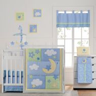 Laugh, Giggle & Smile Wish I May Quintessential Cotton Quilted 10 Piece Crib Bedding Set