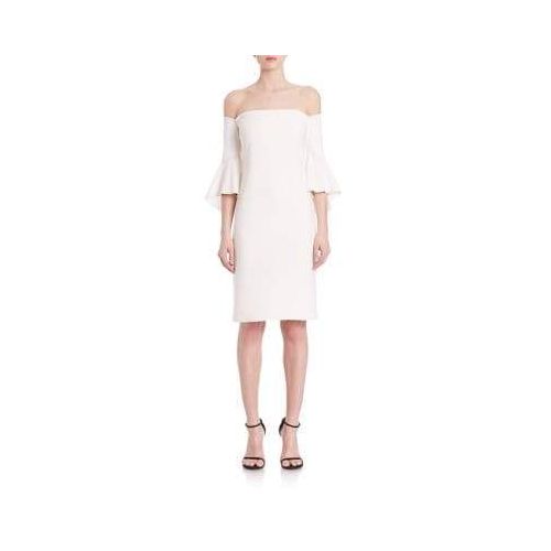  Laundry by Shelli Segal Off-The-Shoulder Bell Sleeve Dress