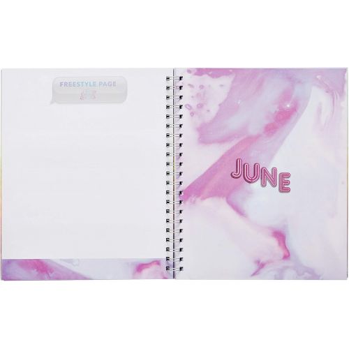  LaurDIY School Unicorn Collection Monthly School Planner and Cute Sticker Sheet, 170 Pages