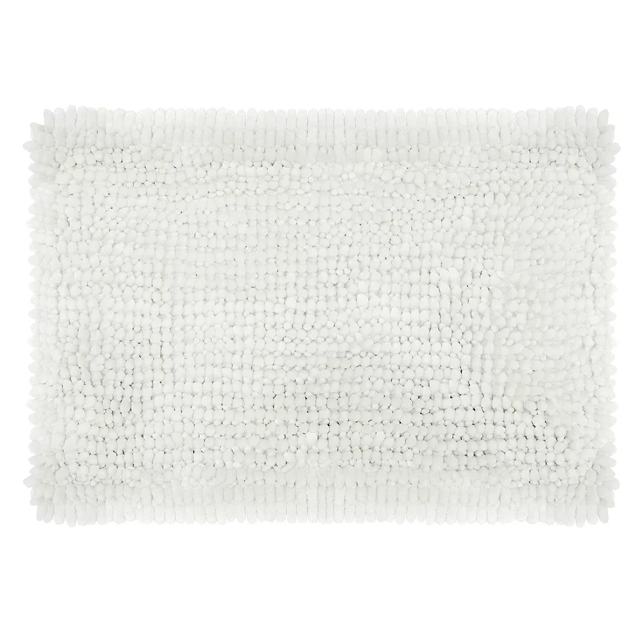  Laura Ashley Butter Chenille Bath Rug