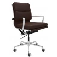 Laura Davidson Furniture SOHO Soft Pad Management Chair (Dark Brown)