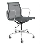 Laura Davidson Furniture SOHO Premier Management Chair (Mesh, Dark Grey)