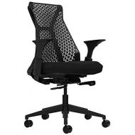 Laura Davidson Furniture Bowery Fully Adjustable Management Office Chair (White/Black)
