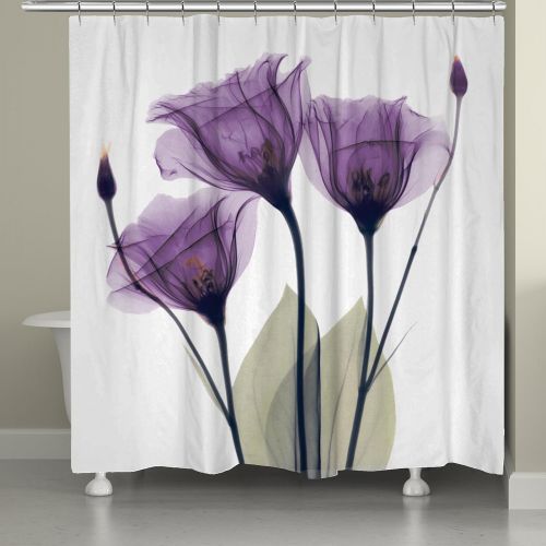  Laural Home Lavender Hope Shower Curtain, 71 by 74