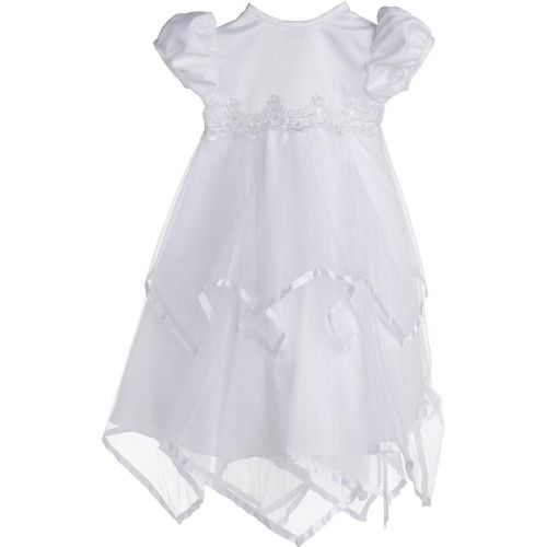  Lauren Madison Baby-Girls Newborn Handkerchief Skirt Dress Gown Outfit