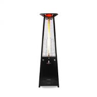 Lava Heat Italia - AMAZON-134 - Patio Heater - Hammered Black Finish - Propane Configuration