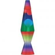 Lava the Original 14.5-Inch Colormax Lamp with Rainbow Decal Base