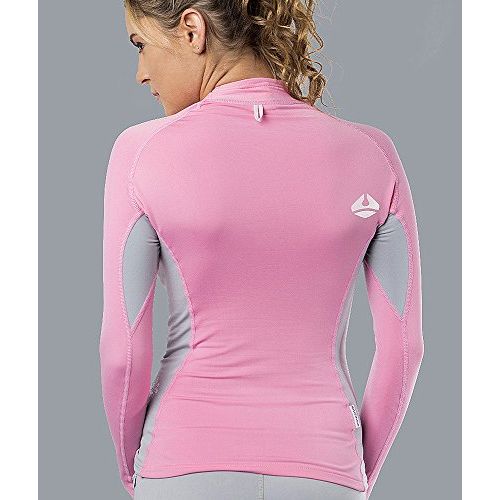  Lavacore LAVACORE LAVASKIN WOMENS SCUBA DIVING LONG SLEEVE SHIRT RASH GUARD (PinkGrey, 2X-Large (UK-20  US-16))