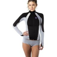 New Women's LavaCore Elite Stand Up Paddleboard (SUP) Jacket - Grey (Large) for Scuba Diving, Surfing, Kayaking, Rafting & Paddling