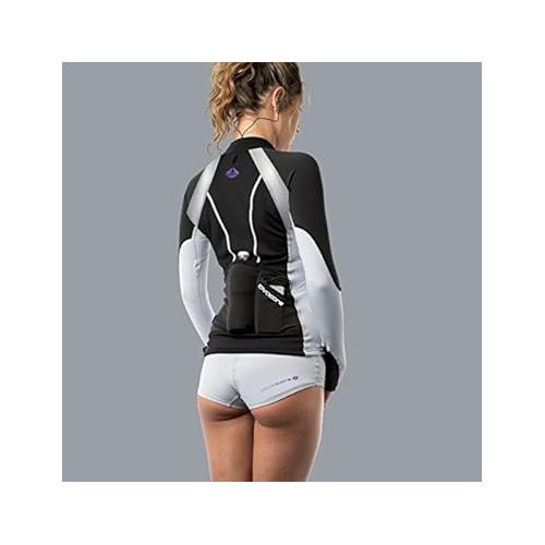  New Women's LavaCore Elite Stand Up Paddleboard (SUP) Jacket - Grey (Large) for Scuba Diving, Surfing, Kayaking, Rafting & Paddling