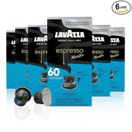 Lavazza Espresso Decaffeinated Dek Medium Roast Arabica & Robusta Aluminum Capsules Compatible with Nespresso Original Machines ,Value Pack, Round and well-balanced, Intensity 7 of 13, 10 Count (Pack of 6)