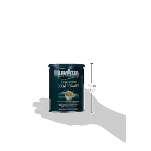  Lavazza Espresso Decaffeinated Ground Coffee, 8 oz