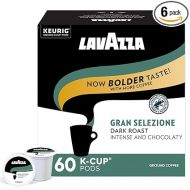 Lavazza Gran Selezione Single-Serve Coffee K-Cup® Pods for Keurig® Brewer, Dark Roast, 10 Count Box, (Pack Of 6) 100% Arabica, Rainforest Alliance Certified 100% sustainably grown, Value Pack