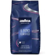 Lavazza Il Filtro Classico Dark Roast Whole Bean Coffee 2.2LB Bag ,Authentic Italian, Blended and roasted in Italy, Dark Chocolate and hazelnut aromatic notes