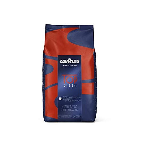  Lavazza Super Crema and Lavazza Top Class Whole Bean Coffee Blend Bundle (2 bags, 2.2 lbs each)