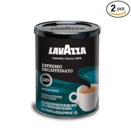 Lavazza Decaffeinated Espresso Ground Coffee, 8 oz (Pack of 2)