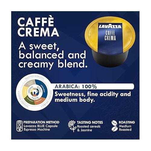  Lavazza Blue Capsules Coffee Pods, Best Value Pack, 100 ct, All Flavors - Top Class, Caffe Crema, Decaf, Gran Espresso, Gold - 20each