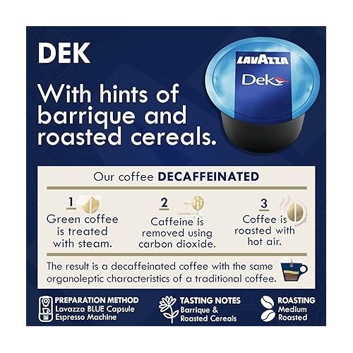  Lavazza Blue Capsules Coffee Pods, Best Value Variety Pack - Gold Collection and Decaf (Dek) for Lavazza LB Machines (all types), 50 Each, 100-Count