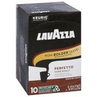 Lavazza Perfetto Single-Serve Coffee K-Cup Pods for Keurig Brewer, Dark and Velvety Roast, 10-Count Box