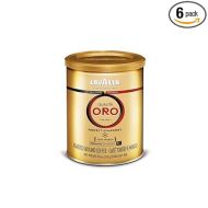 Lavazza Qualita Oro Ground Coffee Blend, Medium Roast, Authentic Italian, Non GMO, Blended And Roated in Italy, Full bodied medium roast with sweet, aromatic flavor, 8.8 Oz (Pack of 6) Package may vary