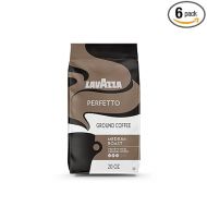 Lavazza Perfetto Ground Coffee Blend 20 Perfetto Ground Dark Roast, Perfetto Ground, Dark Roast, 100% Arabic, Value Pack, 20 Oz (Pack of 6)