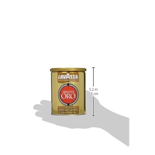  Lavazza Qualita Oro Ground Coffee, 8.8 Ounce (Pack of 2) - Packaging May Vary